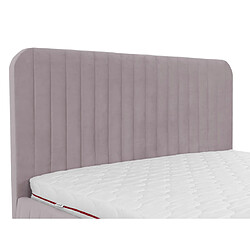 Avis Bestmobilier Stuart - lit coffre - 140x200 cm - sommier inclus - en velours