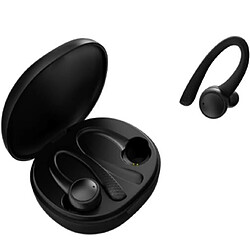 Universal Casque sans fil noir Casque Bluetooth dans l'oreille Mouvement TWS Bouchon d'oreille 5.0 Casque de jeu avec microphone Bruit mobile Annuler | Casque Bluetooth 