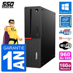 PC Lenovo ThinkCentre M800 SFF Intel G4400 RAM 16Go SSD 960Go Windows 10 Wifi · Occasion 