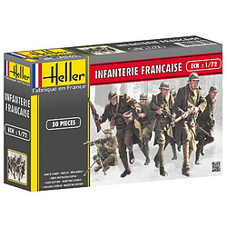 Heller Figurines 2ème Guerre Mondiale : Infanterie française