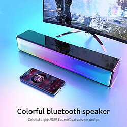 Yonis Barre De Son Bluetooth RGB Lumineuse Hifi Pour Home Theater pas cher