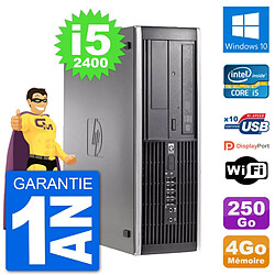 PC HP Compaq 6200 Pro SFF Intel i5-2400 RAM 4Go Disque Dur 250Go Windows 10 Wifi · Occasion 