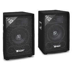 Skytec Paire d'Enceintes Passives Sono DJ PA 15cm 2 x 150W Skytec