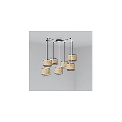 faro Suspension Mambo Acier 7 ampoules 500cm