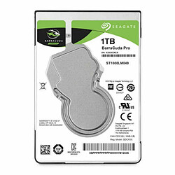 Seagate Technology Disque dur Seagate Barracuda Pro 2,5" 1 TB Seagate Barracuda 1 To - 2.5'' SATA III 6 Go/s - Cache 128 Mo