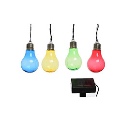 JARDIéco Guirlande lumineuse solaire 10 ampoules Led Multicolore