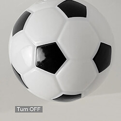 Acheter Universal 20cm Football Plafonnier Football LED Plafonnier Intérieur Bar Chambre Enfant Chambre Éclairage Garçon Lampe Home Noir(Le noir)