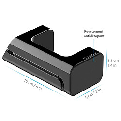 Acheter Caseink Support de bureau et table de chevet pour Apple Watch 38/42 mm Noir laqué