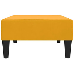 Acheter Maison Chic Repose-pied,Tabouret confortable Jaune 78x56x32 cm Velours -MN25597