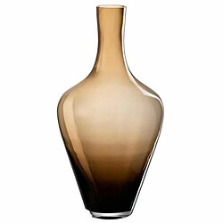 Paris Prix Vase Design en Verre Joni 50cm Marron Ambre