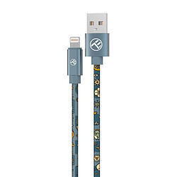 Câble Tellur Graffiti USB vers Lightning, 3A, 1m, bleu 