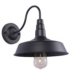 Universal Vintage Vintage Mur Montée Lampe Loft Rouille Industrielle Style Américain Lumière Intérieure Luminaire Couloir Couloir Imperméable (Noir Noir Intérieur Noir)