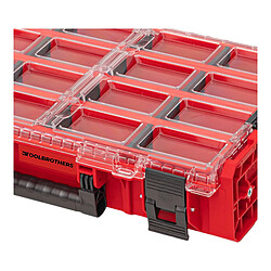 Toolbrothers RHINO XXL Organiseur ULTRA Hauteur XL Boîtes+ Custom empilables 582 x 387 x 131 mm 13,5 l IP66 avec 4 inlays et 12