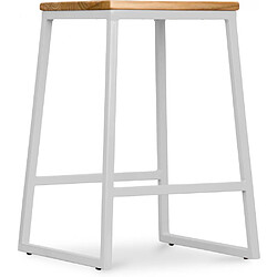 ICONIK INTERIOR Tabouret Big Boy Gris clair 