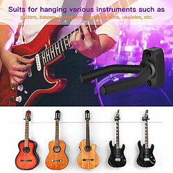 Justgreenbox 4Pcs Guitar Hangers Wall Mount Holder Ukulele Bass Support Display - 1005001692383789 pas cher