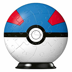 Ravensburger Pokémon - Puzzle 3D Pokéballs: Super Ball (54 pièces)