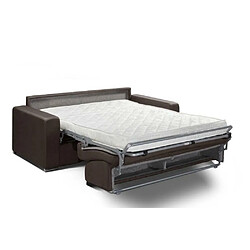 Avis Inside 75 Canapé hôtellerie convertible BEST matelas mémory 20cm express lattes 120cm microfibre marron