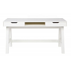 Woood NIKKI - Bureau en bois de pin blanc L 140