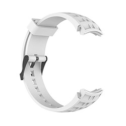 Avis Wewoo Bracelet pour montre connectée Dragonne de remplacement en silicone SUUNTO Terra blanc