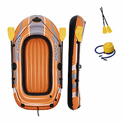 Bateau Gonflable Bestway Hydro-Force Kondor 2000 pour 2 Personnes avec Pagaies et Pompe