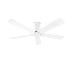 Leds C4 Plafonnier ventilateur Rodas Aluminium blanc 