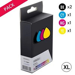 TONER SERVICES Génériques Epson 29XL Fraise Pack 5 cartouches génériques 2 noires 3 couleurs 