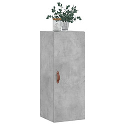 Acheter Maison Chic Armoire murale,Meuble de Rangement pour salon,cuisine gris béton 34,5x34x90 cm -MN37716