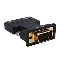 Avis HDMI vers VGA Convertisseur Femelle à Mâle 1080p Adaptaeur avec Support de Câble Audio Pièce de Rechange Connecteur