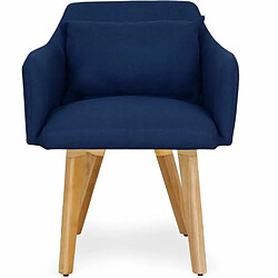 Paris Prix Fauteuil Scandinave Alan 70cm Bleu