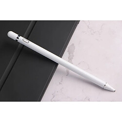 WE Stylet actif universel pour tablette/PC/smartphone - pointe 1.4mm - batterie 110 mAh - coloris blanc