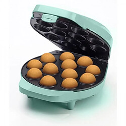 Machine a Gaufre - Gaufrier Electrique Bestron Appareil a cake pop au design rétro, Inclut un support a cake pop, fourchette & 12 bâtonnets a cake pop, Couleur: ment