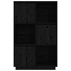 Acheter vidaXL Buffet Noir 74x35x117 cm Bois massif de pin