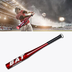 Wewoo Batte de baseball en alliage d'aluminium de la morsure de balle molletaille 25 pouces 63-64cm rouge 