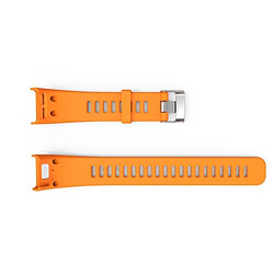 Wewoo Bracelet pour montre connectée Dragonne Sport en silicone Garmin Vivosmart HR 1 Orange