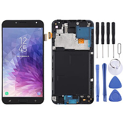 Wewoo Matériel TFT Ecran LCD et numériseur Assemblage complet avec cadre pour Galaxy J4 J400F / DS Noir 