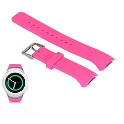 Wewoo Bracelet de montre couleur unie avec dragonne pour Galaxy Gear S2 R720 (rose) 