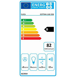 Hotte décorative inclinée 90cm 603m3/h metal - prf0147739 - ELICA