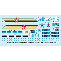 Acheter Trumpeter Maquette Véhicule Russian 9p78-1 Tel For 9k720 Iskander-m System (ss-26 Stone)