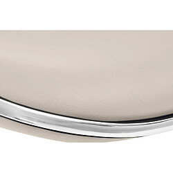 Avis Non Tabouret de bar Shanghai simili cuir blanc