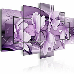 Paris Prix Tableau Imprimé Purple Wave 100 x 200 cm