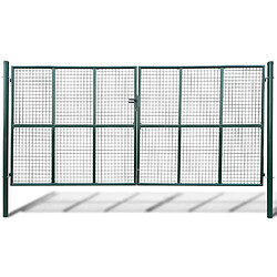 vidaXL Portillon Maille 415 x 250 cm / 400 x 200 cm