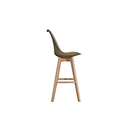 Tabouret DKD Home Decor 48,5 x 55 x 109 cm Beige Polyuréthane Hêtre