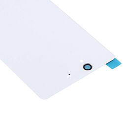 Wewoo Coque arrière blanc pour Sony Xperia Z / L36h Couverture arrière de batterie de rechange en aluminium pas cher