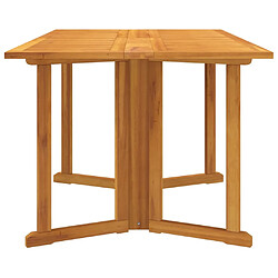 Acheter vidaXL Table de jardin papillon pliante 150x90x75 cm bois massif teck