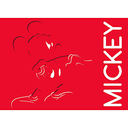 AG ART Poster Intissé - Disney Mickey Mouse - 160 cm x 110 cm