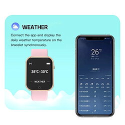 Yonis Montre Connectée IP67 Étanche Cardio Podomètre pas cher