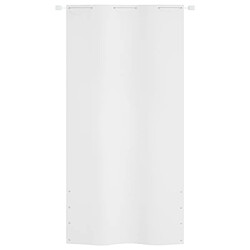 vidaXL Écran de balcon Blanc 120x240 cm Tissu Oxford