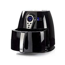 Acheter NEDIS Friteuse sans huile Air Fryer 3L 1400W avec Tiroir amovible revêtement anti-adhérant 80-200 °C + Minuteur numérique