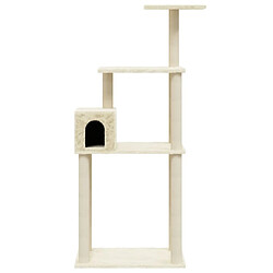 Acheter Arbre à chat avec griffoirs,niche pour chat en sisal Crème 147 cm -MN60753