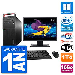 PC Tour Lenovo M700 Ecran 19" Intel G4400 RAM 16Go Disque 1To Windows 10 Wifi · Occasion 